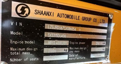 Decoding Your Shacman Truck’s Nameplate: A Complete Guide